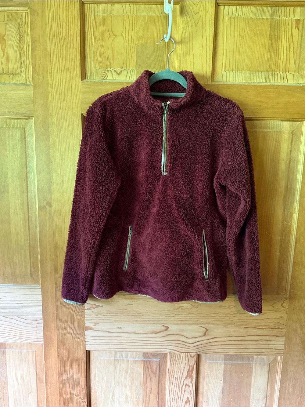 Legendary Whitetails Women's Plush Half-Zip Sweater - Wine